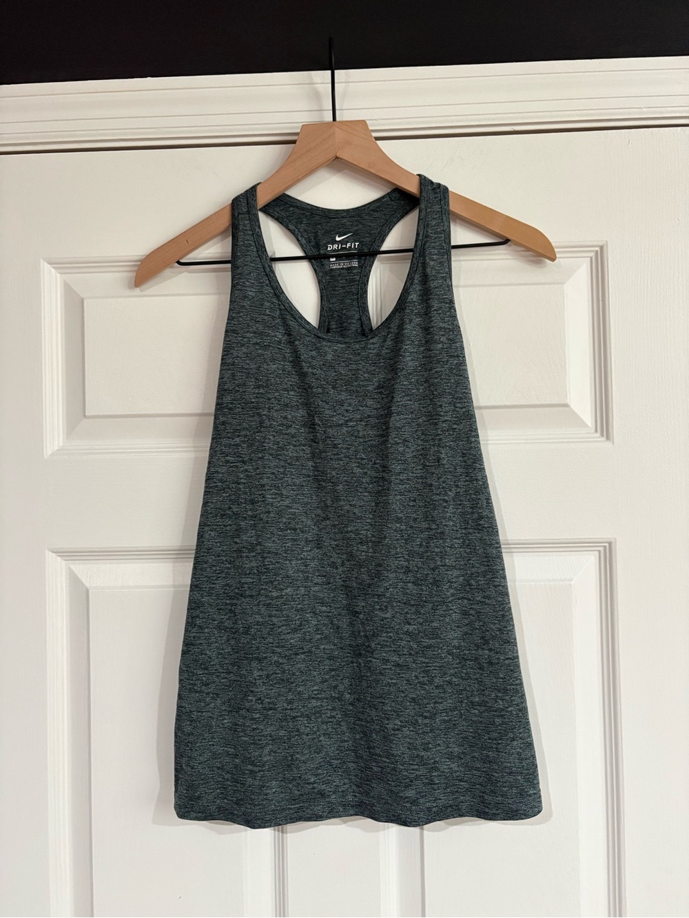 Nike Women's Dark Heather Gray Racerback Tank